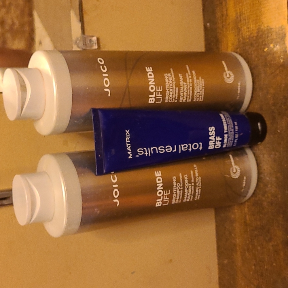 Joico Blonde Life & Matrix Brass off